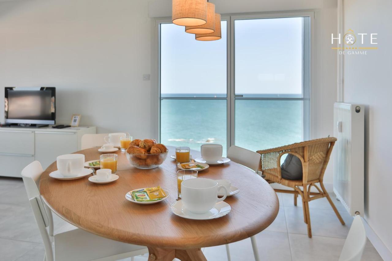 Appartement De Caractere, Superbe Vue Mer 280° La Chaume Eksteriør bilde