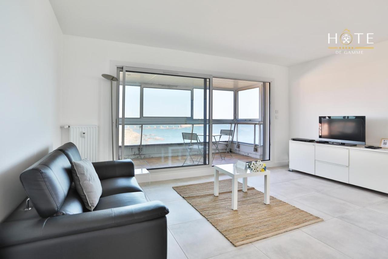 Appartement De Caractere, Superbe Vue Mer 280° La Chaume Eksteriør bilde